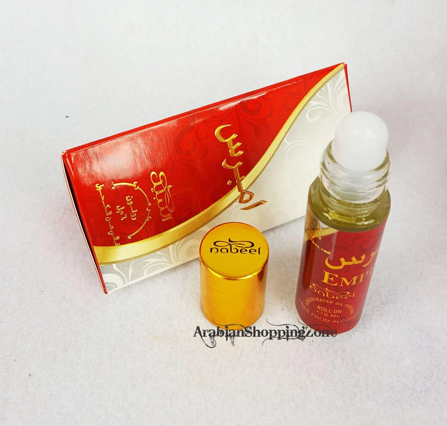 3 PCS Nabeel Perfume Oil Attar Musk/OUD Roll-on 6ML (3 Bottles)