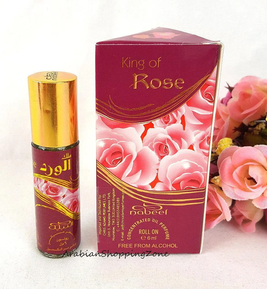 3 PCS Nabeel Perfume Oil Attar Musk/OUD Roll-on 6ML (3 Bottles)