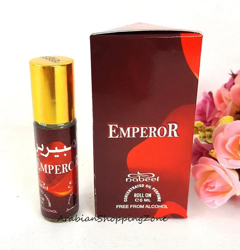 3 PCS Nabeel Perfume Oil Attar Musk/OUD Roll-on 6ML (3 Bottles)