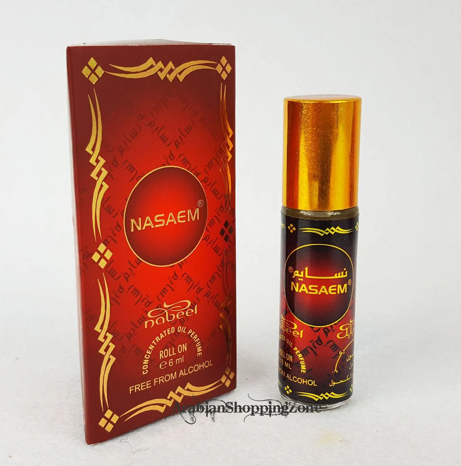 3 PCS Nabeel Perfume Oil Attar Musk/OUD Roll-on 6ML (3 Bottles)