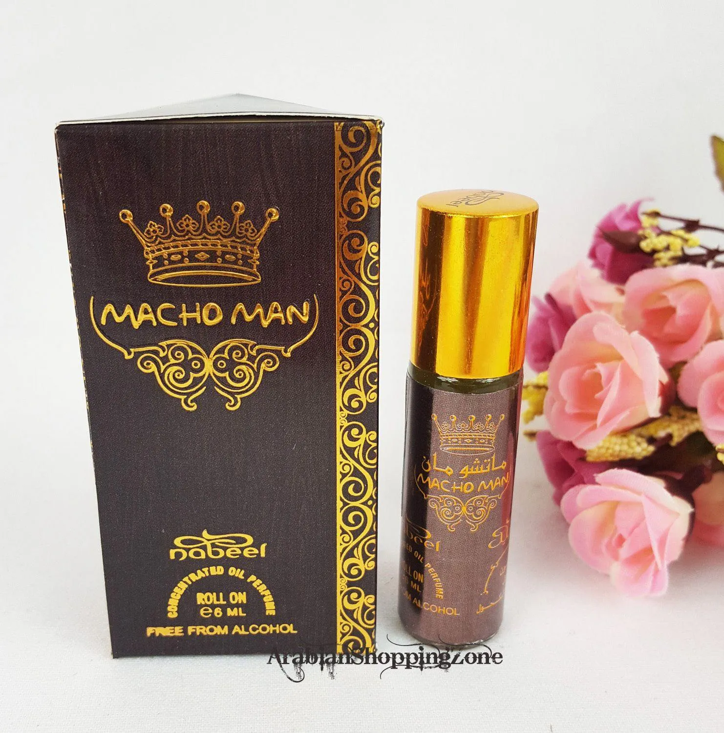 3 PCS Nabeel Perfume Oil Attar Musk/OUD Roll-on 6ML (3 Bottles)