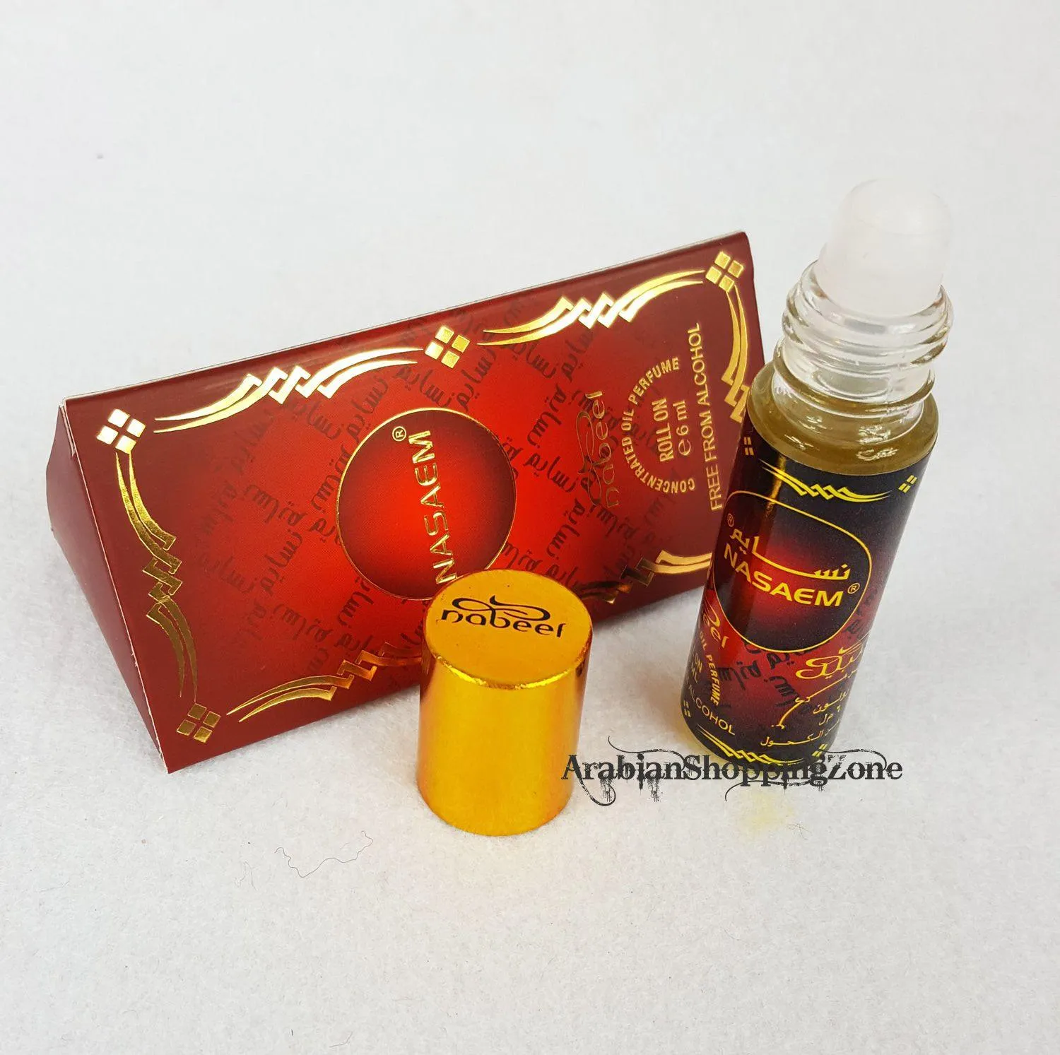 3 PCS Nabeel Perfume Oil Attar Musk/OUD Roll-on 6ML (3 Bottles)