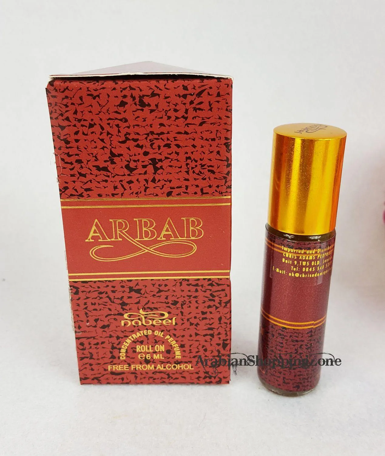 3 PCS Nabeel Perfume Oil Attar Musk/OUD Roll-on 6ML (3 Bottles)