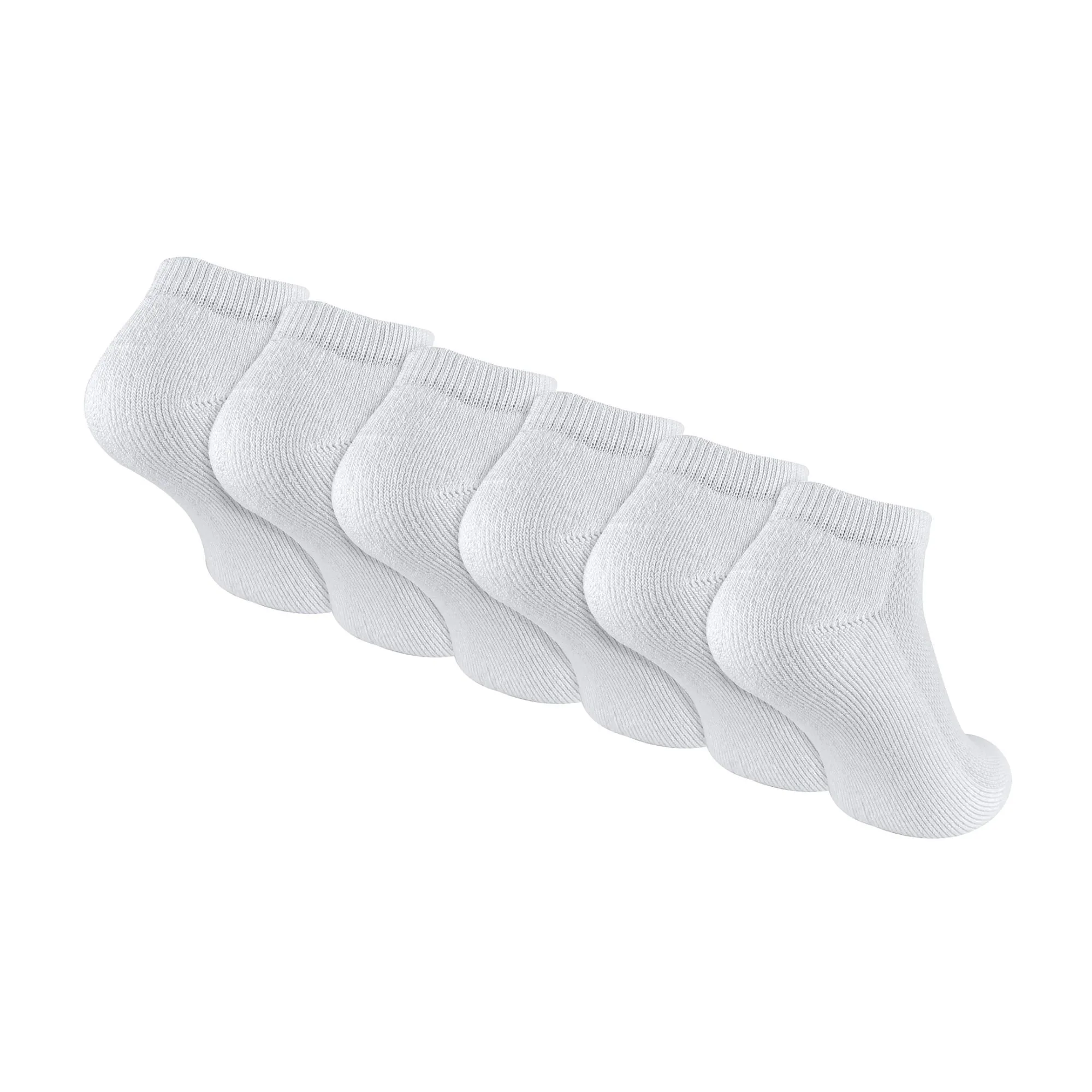 6 Pack Boys Breathable Soft Bamboo Trainer Socks Ideal for PE
