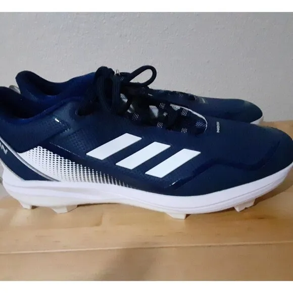 Adidas  Men's Icon 7 TPU Baseball Shoe Color Blue Size 12.5
