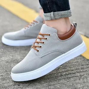 AirStep Bequeme Herren Canvas Freizeitschuhe mit Atmungsaktivität