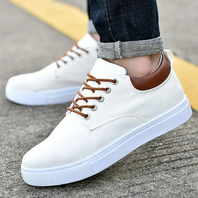AirStep Bequeme Herren Canvas Freizeitschuhe mit Atmungsaktivität
