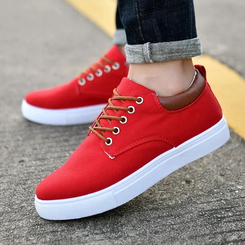 AirStep Bequeme Herren Canvas Freizeitschuhe mit Atmungsaktivität