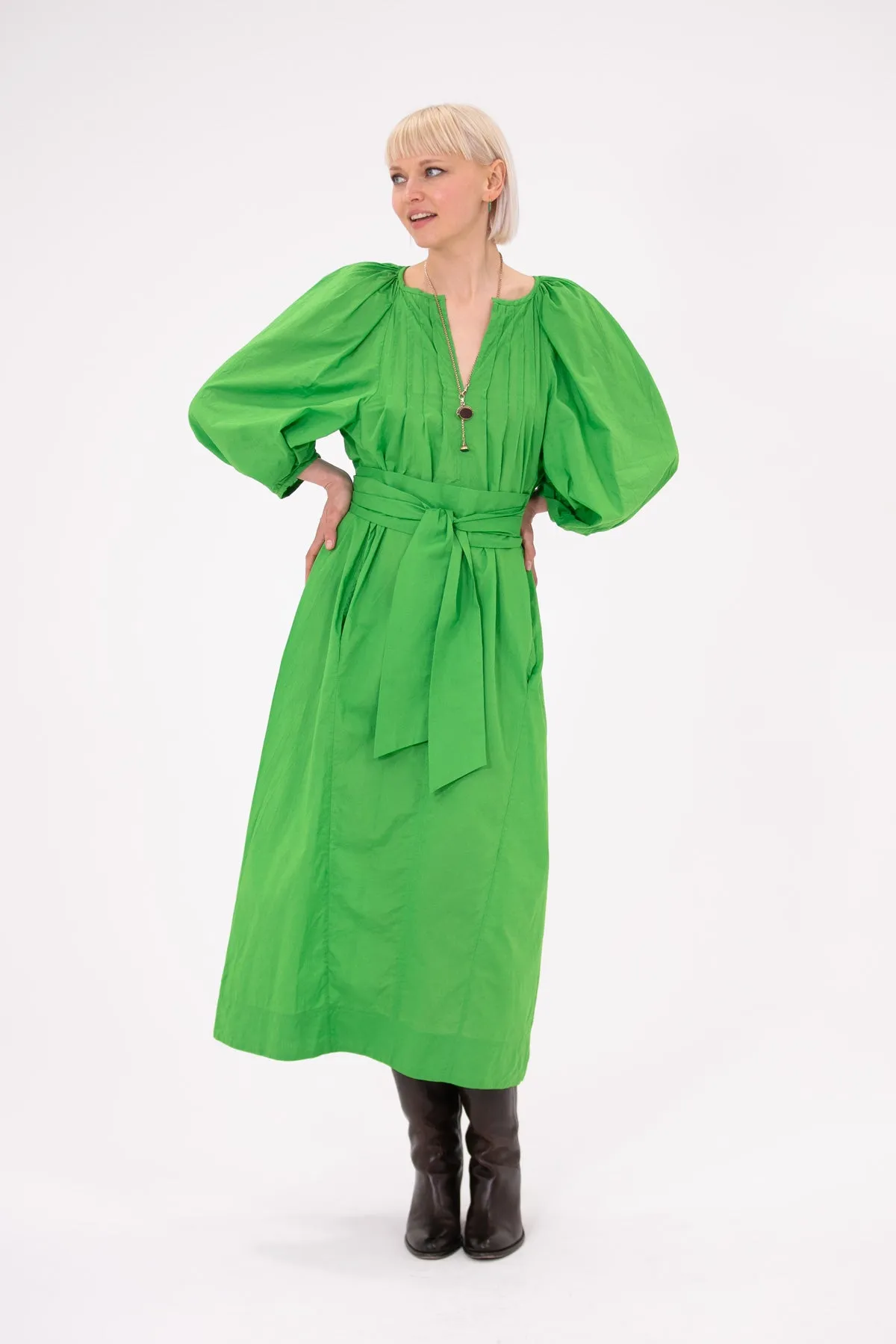 Anastasia Cotton Poplin Dress