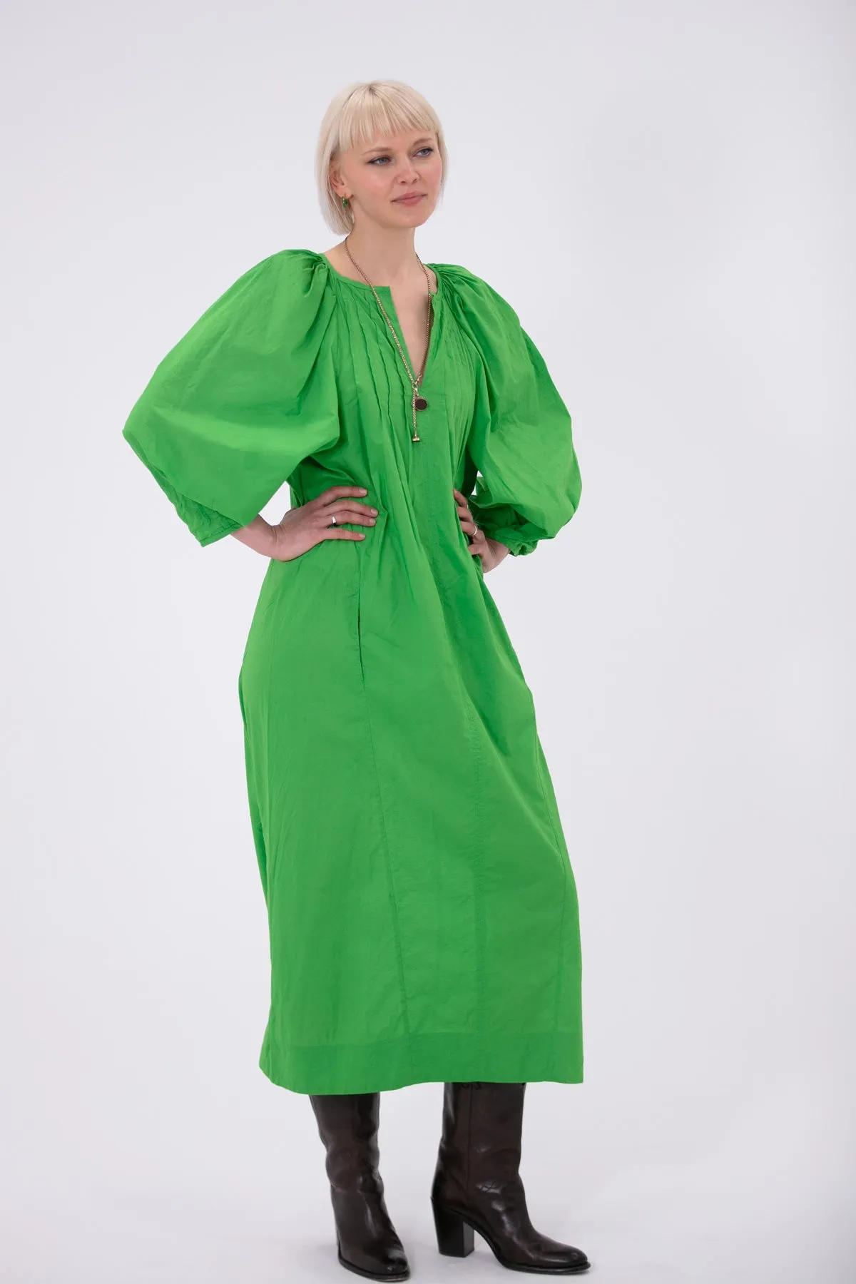 Anastasia Cotton Poplin Dress