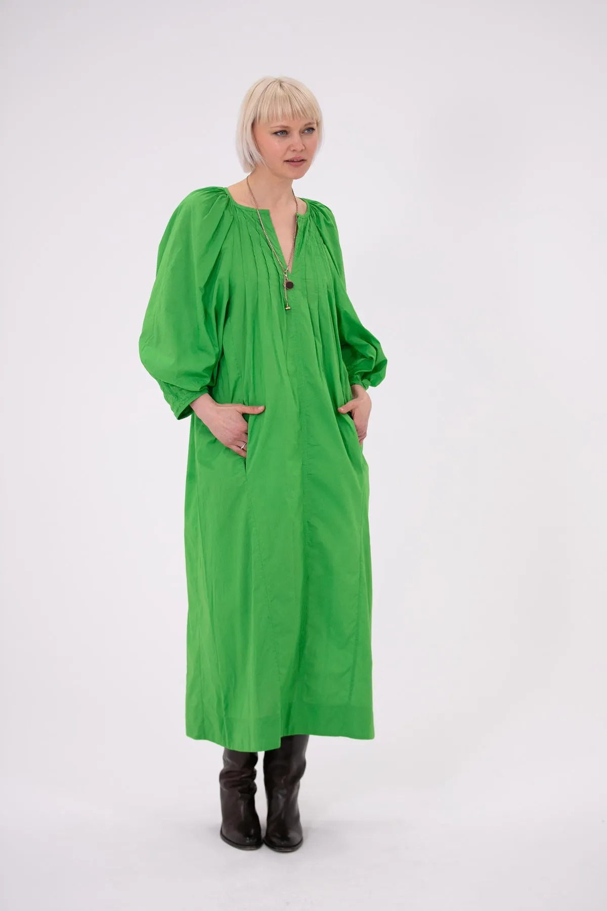 Anastasia Cotton Poplin Dress