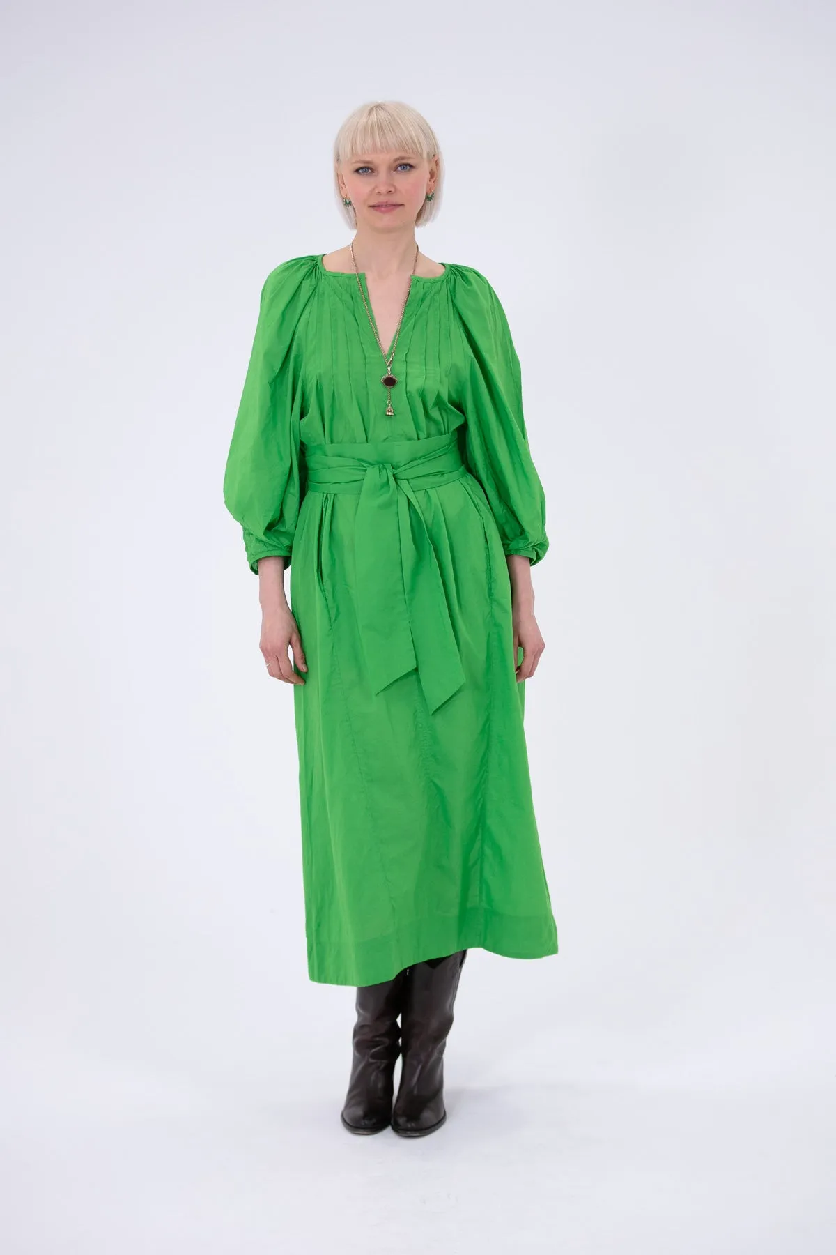 Anastasia Cotton Poplin Dress