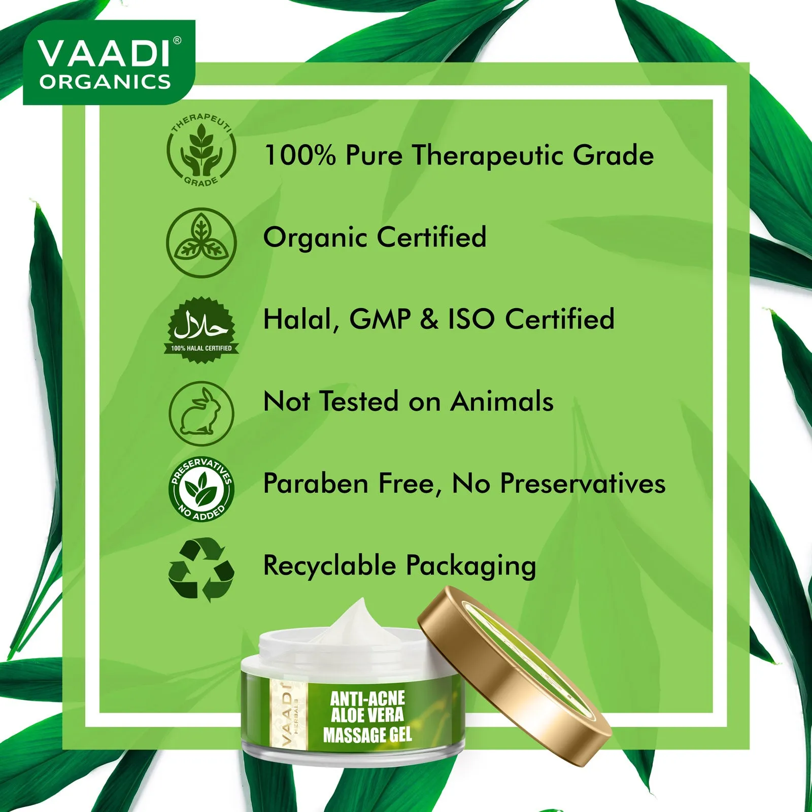 Anti-Acne Aloe Vera Massage Gel (50 gms)