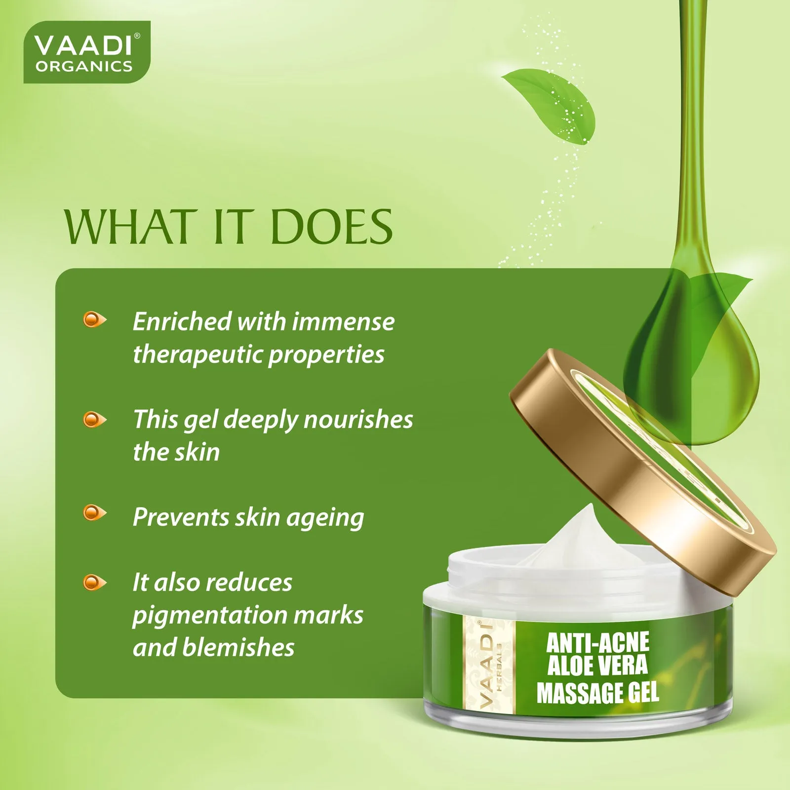 Anti-Acne Aloe Vera Massage Gel (50 gms)