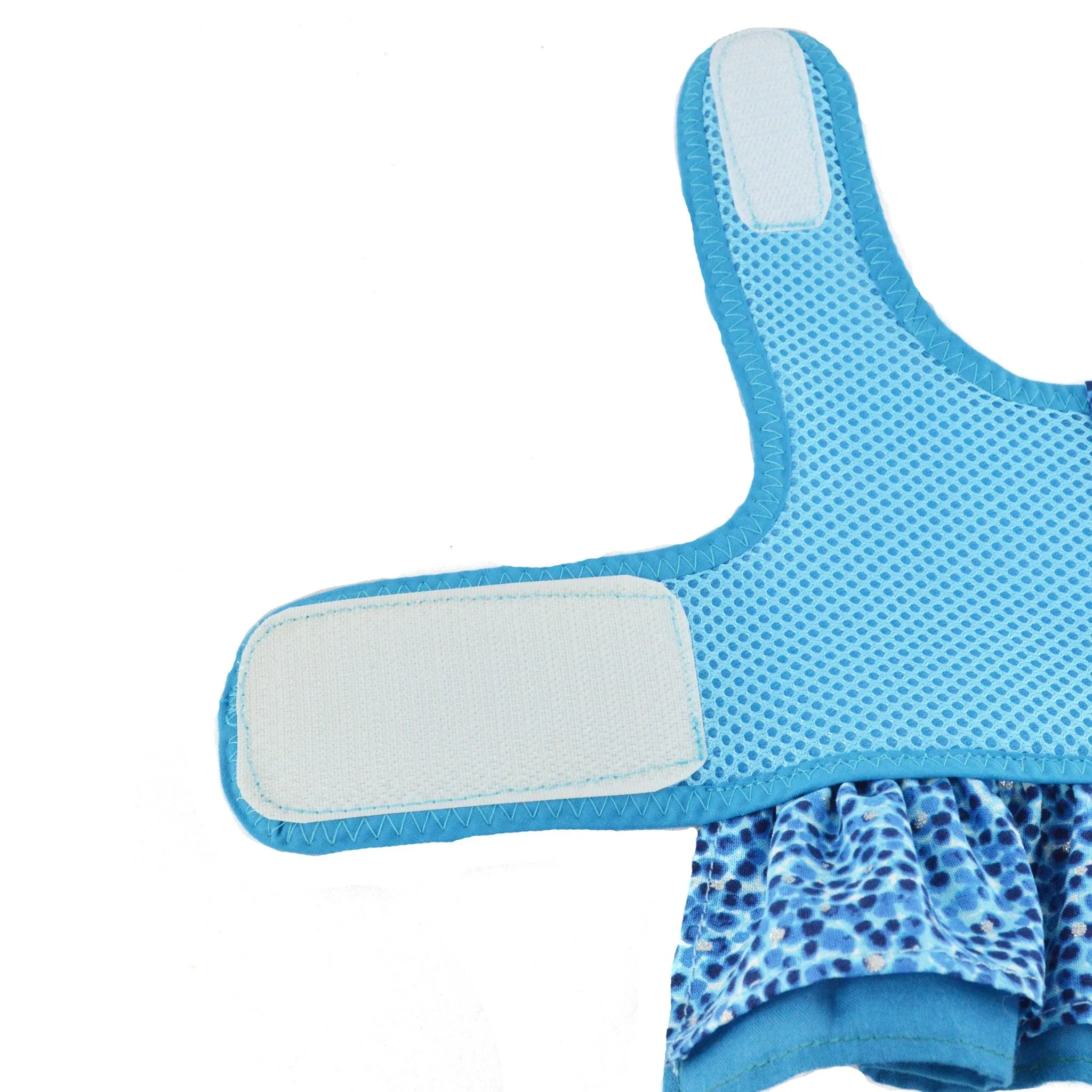 Aqua Air Mesh Ruffled Dog Vest Harness - Small only - Last One