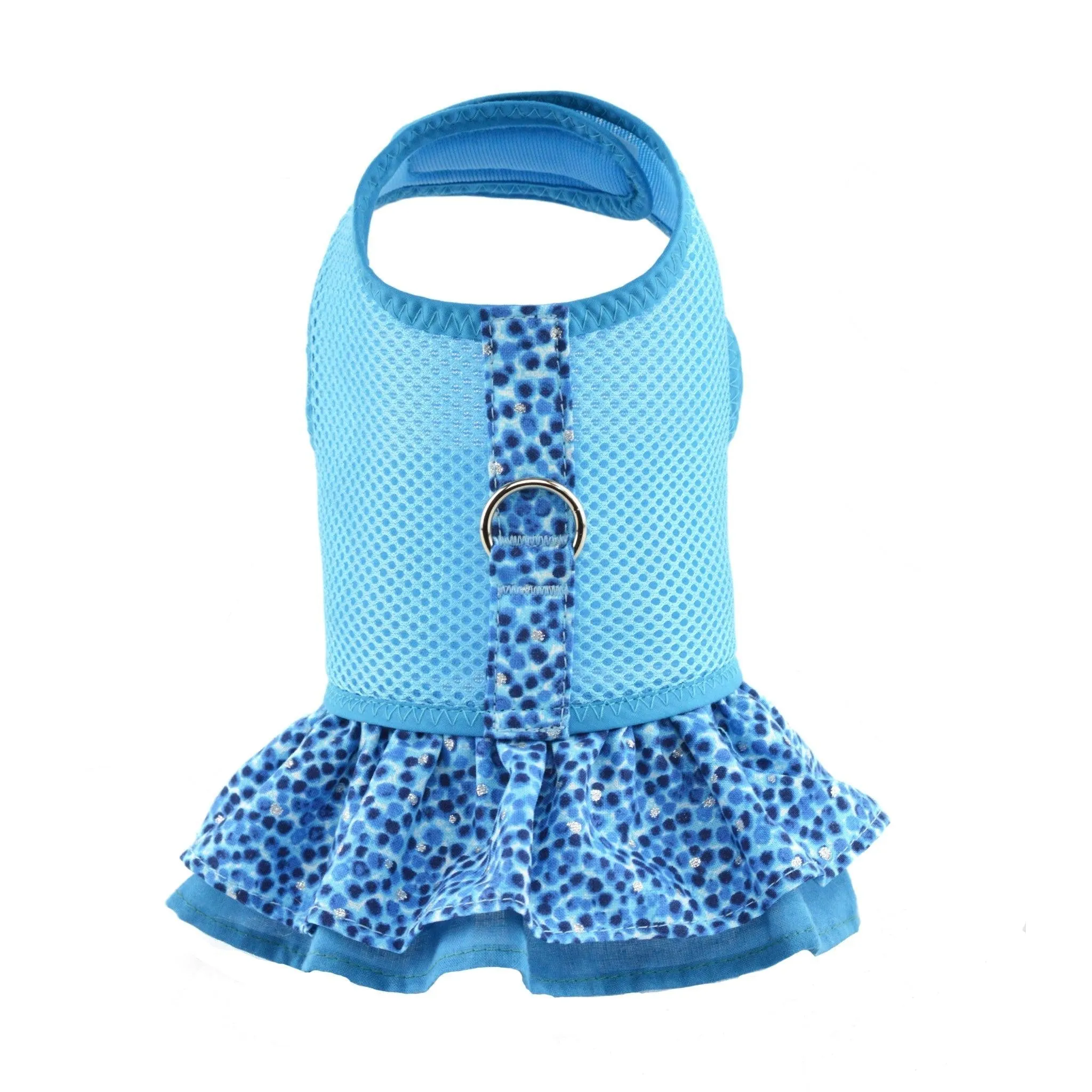 Aqua Air Mesh Ruffled Dog Vest Harness - Small only - Last One