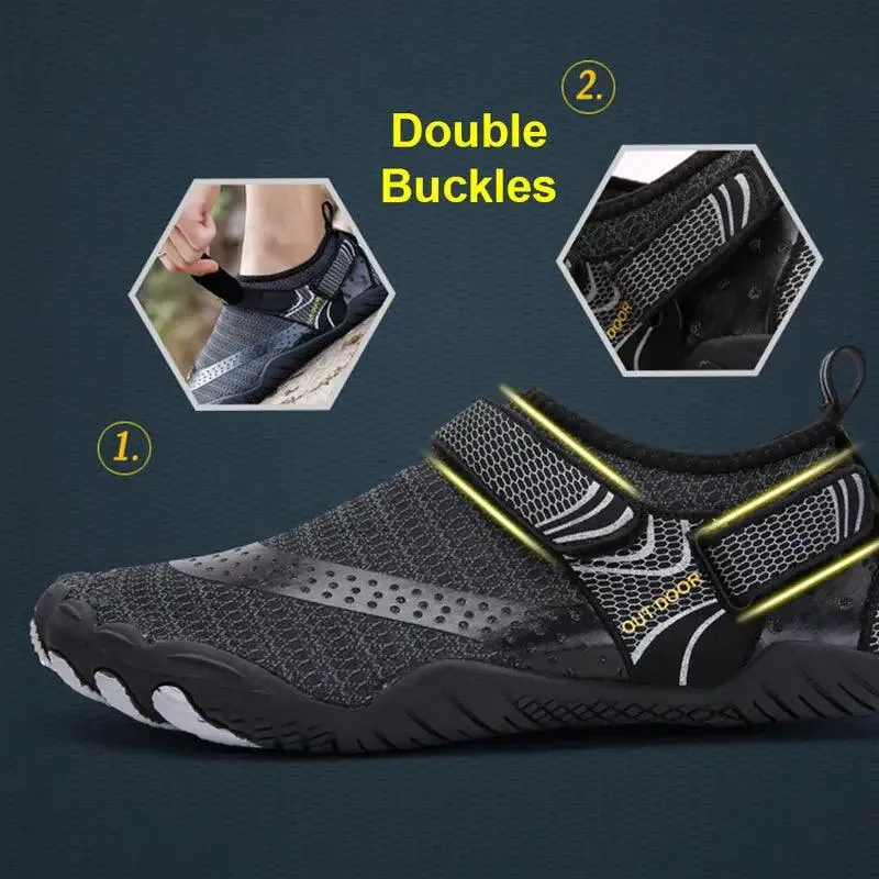 AquaFlex Unisex Dual-Buckle Water Shoes