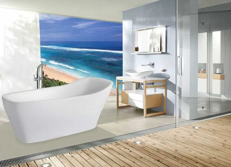 Aquatica Emmanuelle 72" x 34" Slipper Tub