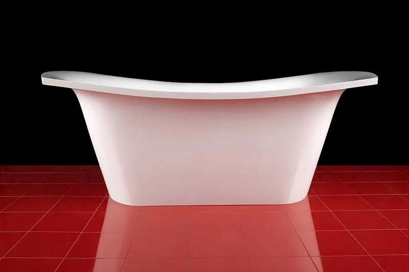 Aquatica LoveMe 71" x 34" Freestanding EcoMarmor Slipper Tub