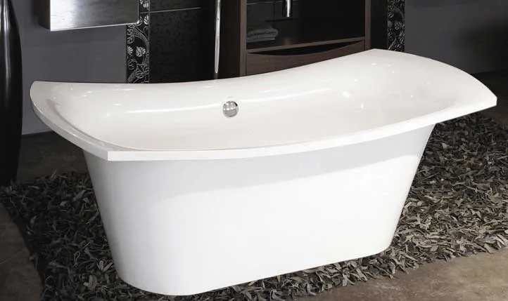 Aquatica LoveMe 71" x 34" Freestanding EcoMarmor Slipper Tub