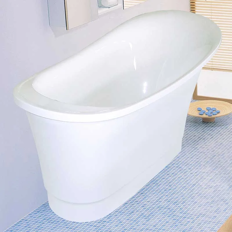 Aquatica PureScape 63" x 32" Freestanding Acrylic Slipper Tub