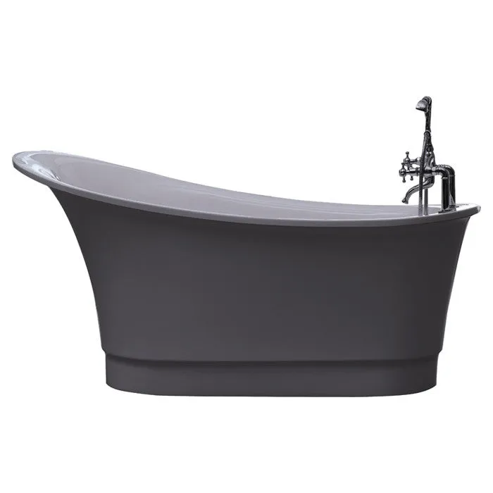 Aquatica PureScape 63" x 32" Freestanding Acrylic Slipper Tub