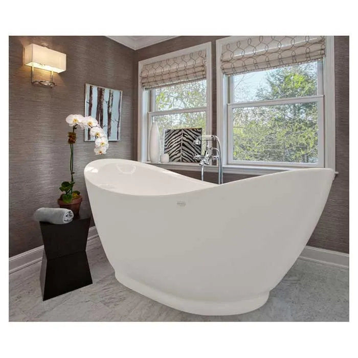 Aquatica PureScape 65" x 30" Freestanding Acrylic Slipper Tub