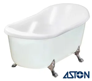 Aston 67" x 35" Acrylic Claw Foot Slipper Tub
