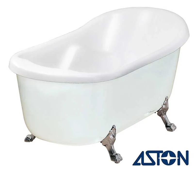 Aston 67" x 35" Acrylic Claw Foot Slipper Tub