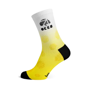 Be Lekker Yellow/white (OKES BE LEKKER) Socks