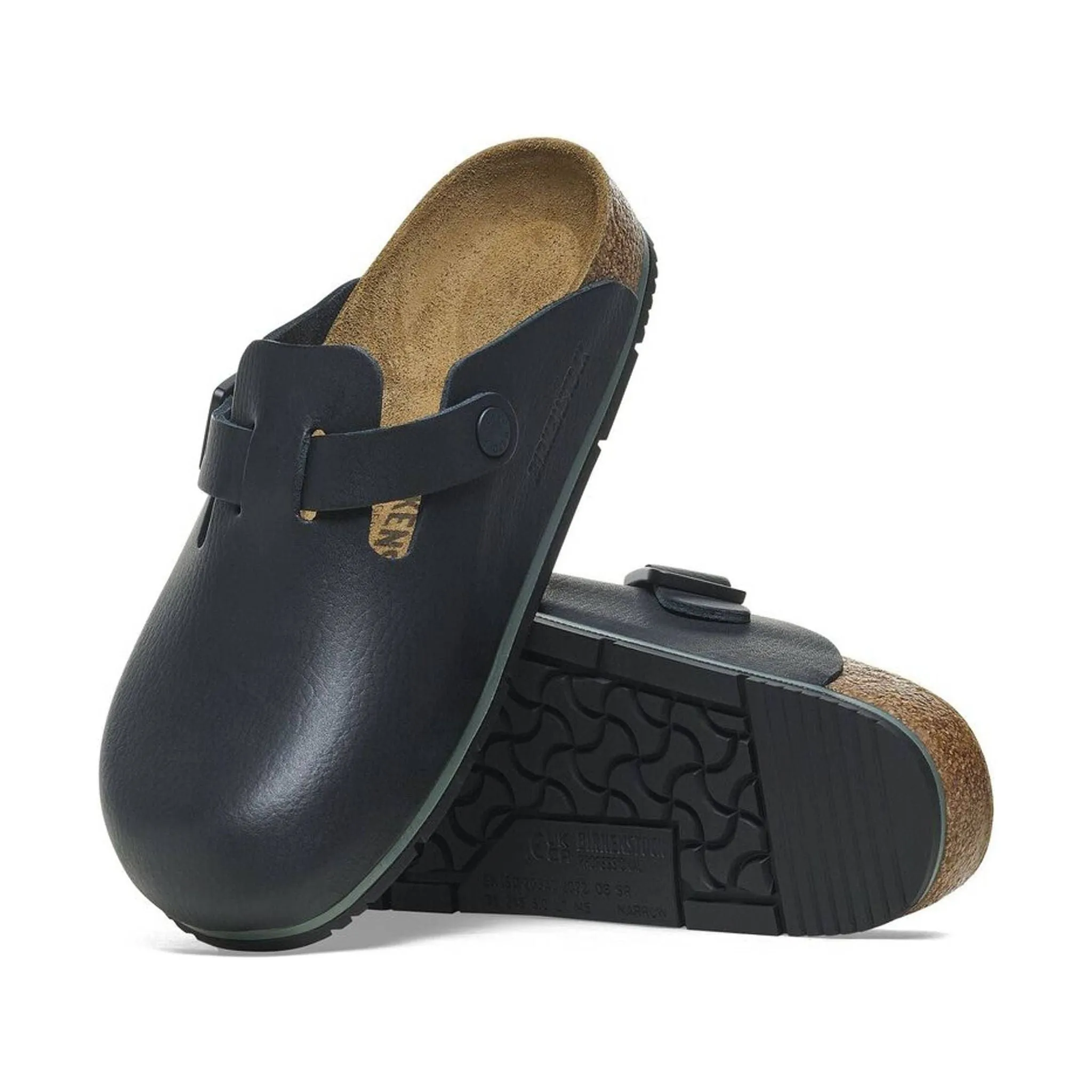 Birkenstock Boston Pro - Black Leather