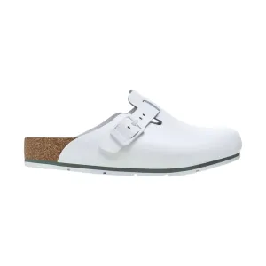 Birkenstock Boston Pro - White Leather