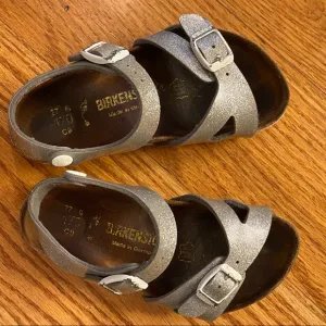 Birkenstock Glitter Sandal, Silver