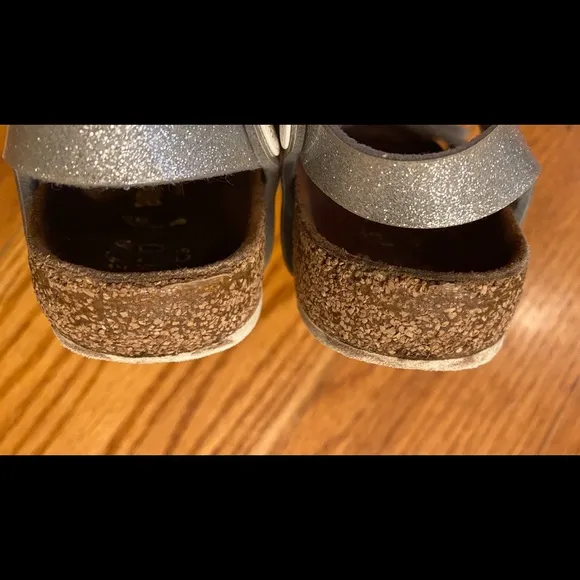 Birkenstock Glitter Sandal, Silver
