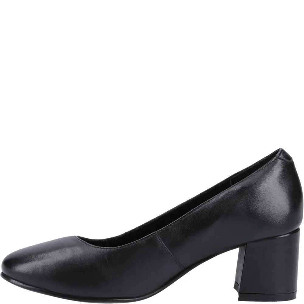 Black Anna Wide Court Shoes