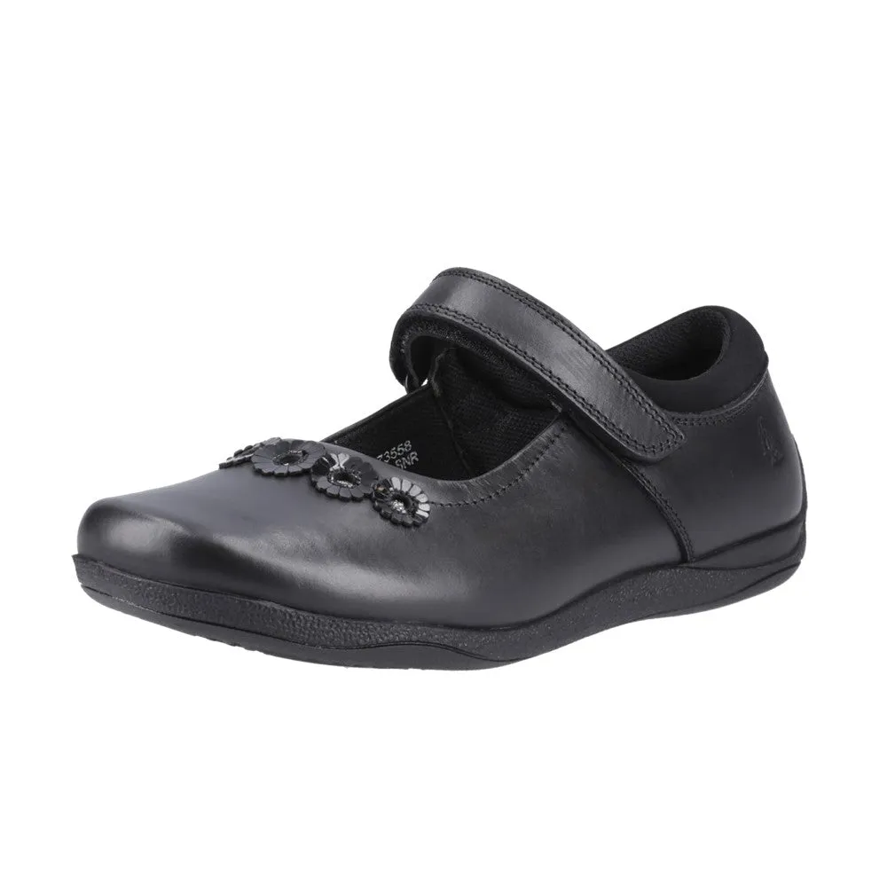 Black Christina Senior School Shoes