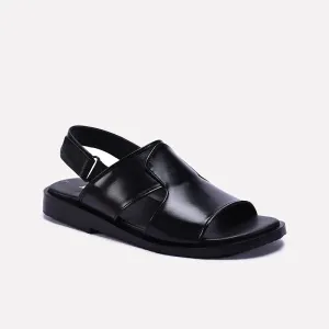 Black Leather Sandals 0141043