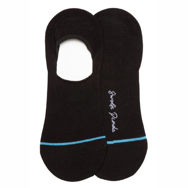 Black No-Show Bamboo Socks by Swole Panda, Size 4-7