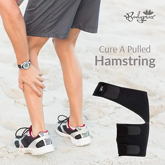 BodyproX Groin Wrap, Adjustable Support for Hip, Groin, Hamstring, Thigh, and Sciatic Nerve Pain Relief