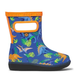 Bogs Skipper II Rainboot - Dinosaur Jungle Blue