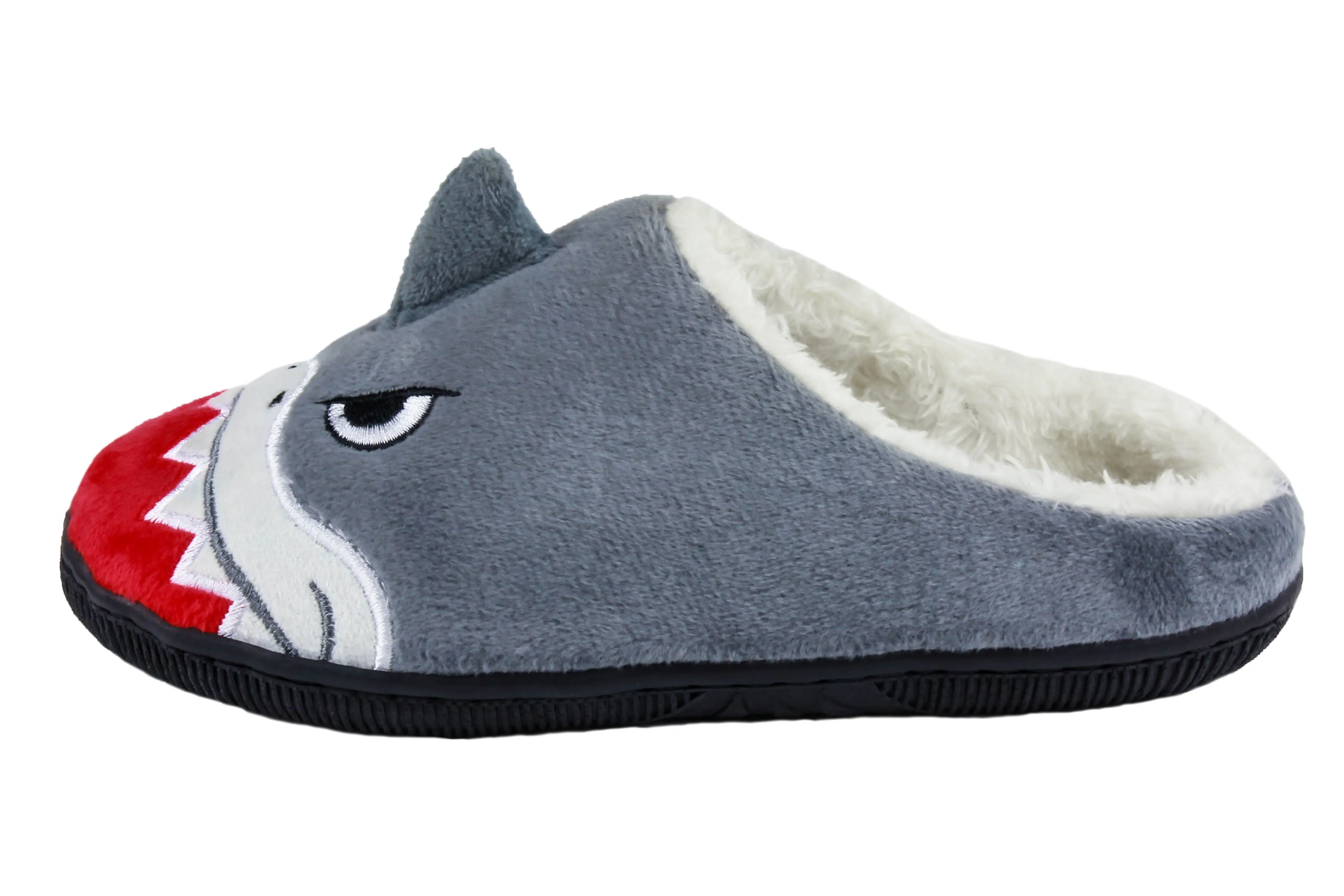 Boys Jawsome Eye Mask with Soft Boa Scuff Slipper set