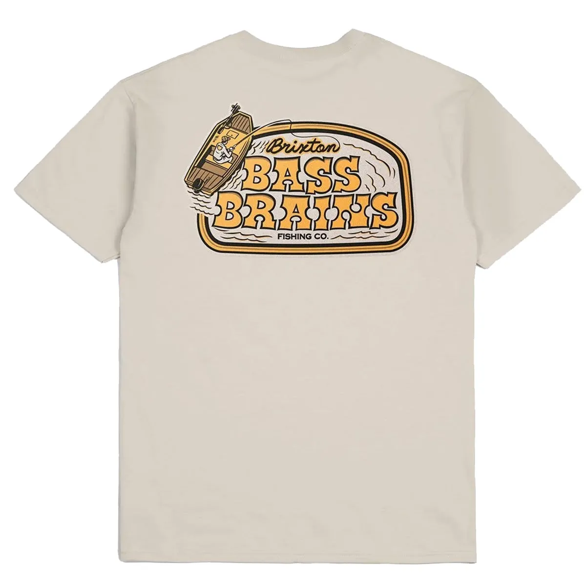Brixton - Bass Brains Boat Tee Cream