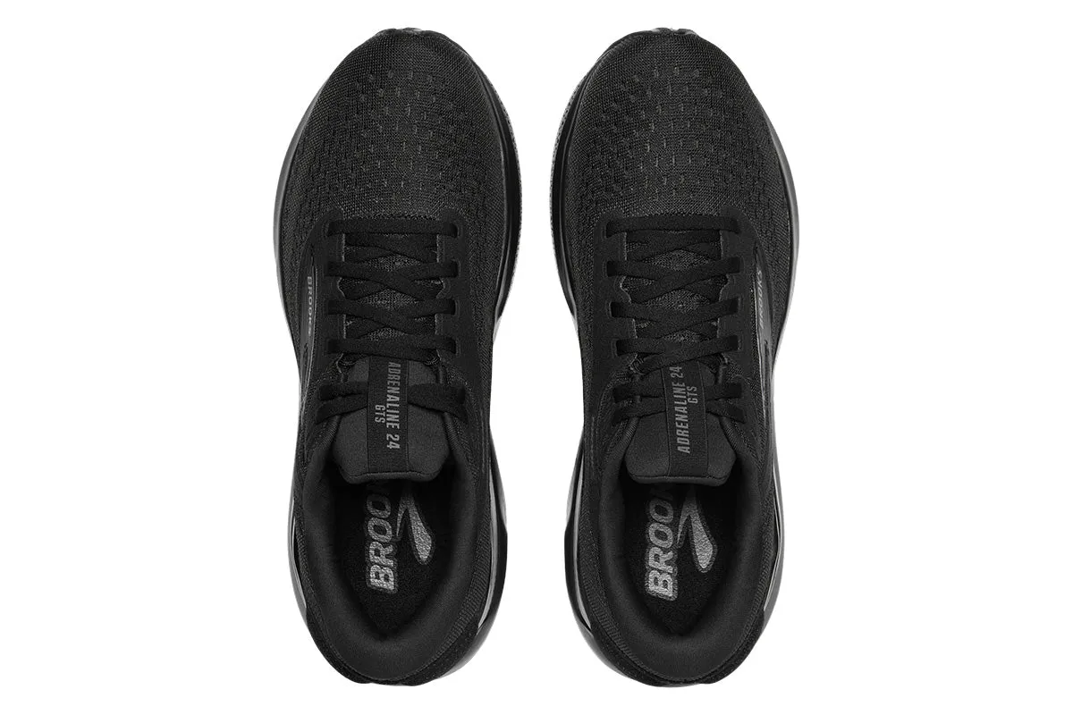 Brooks Adrenaline GTS 24 D Black/Black/Ebony Mens
