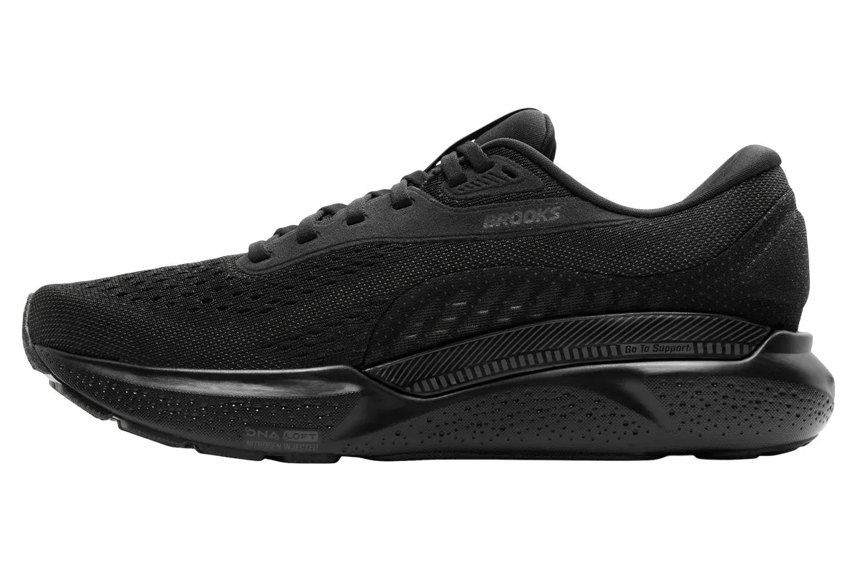 Brooks Adrenaline GTS 24 D Black/Black/Ebony Mens