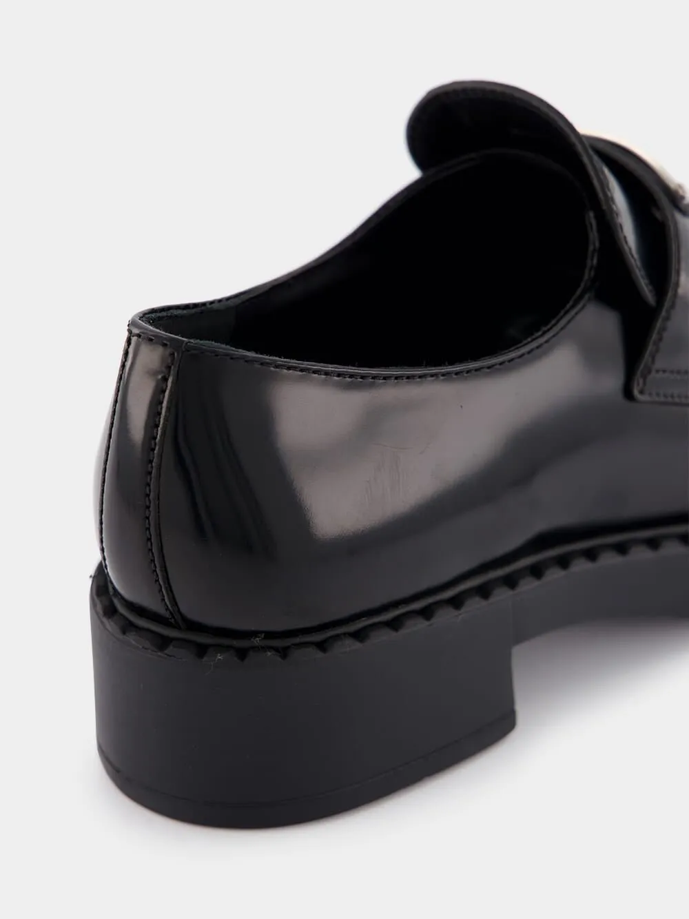 Brushed Leather Loafers