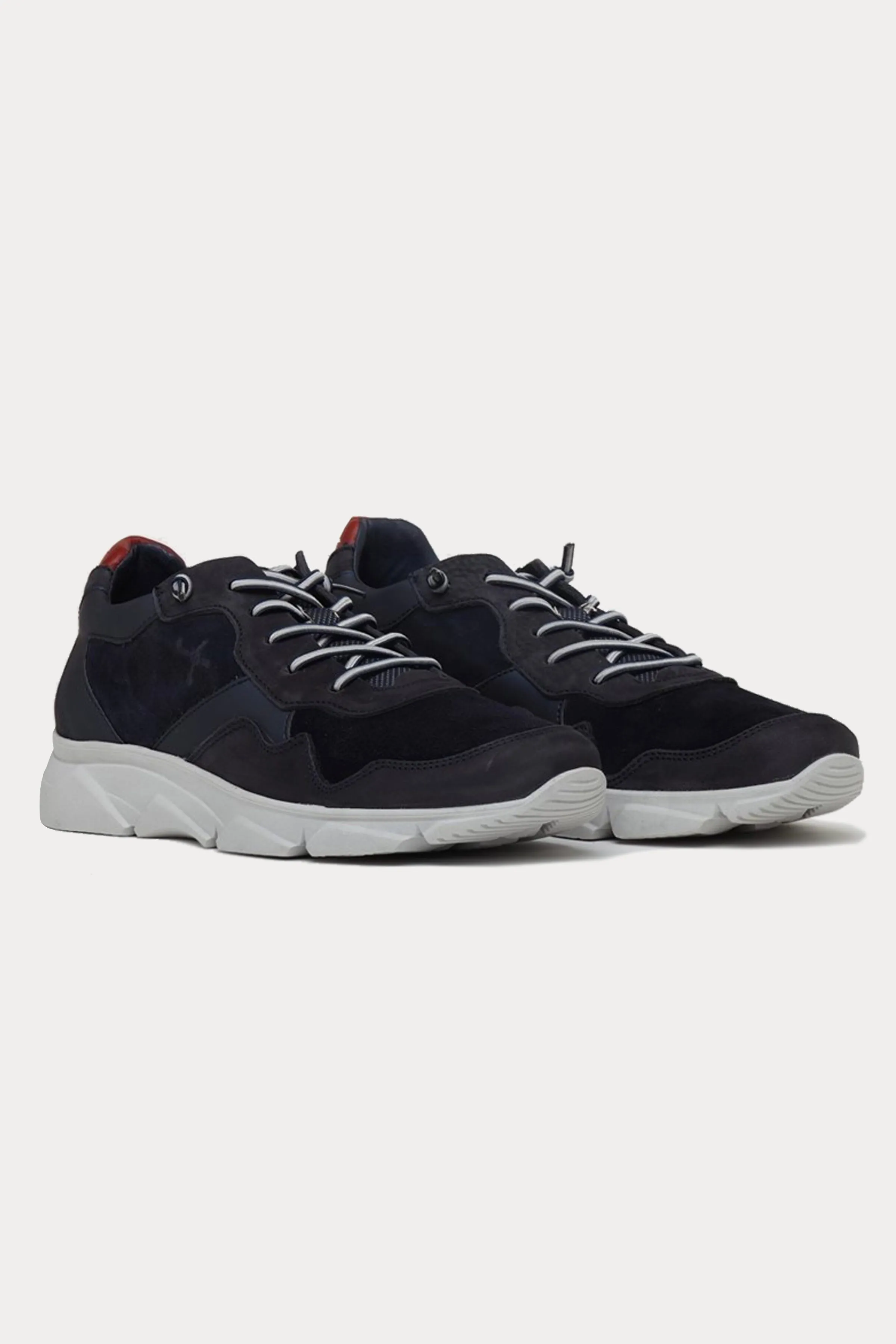 Cambridge Leather Trainers in Navy