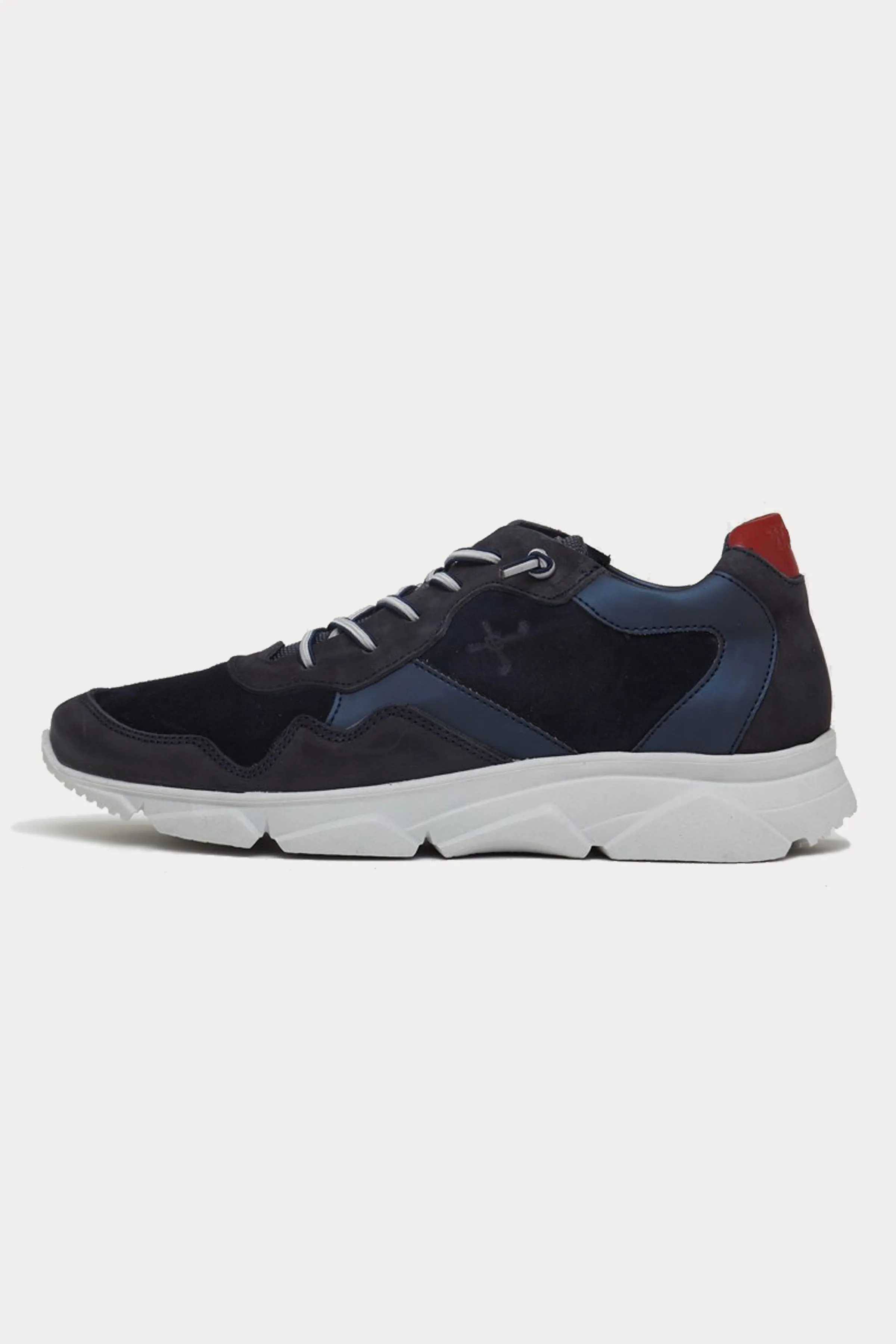 Cambridge Leather Trainers in Navy