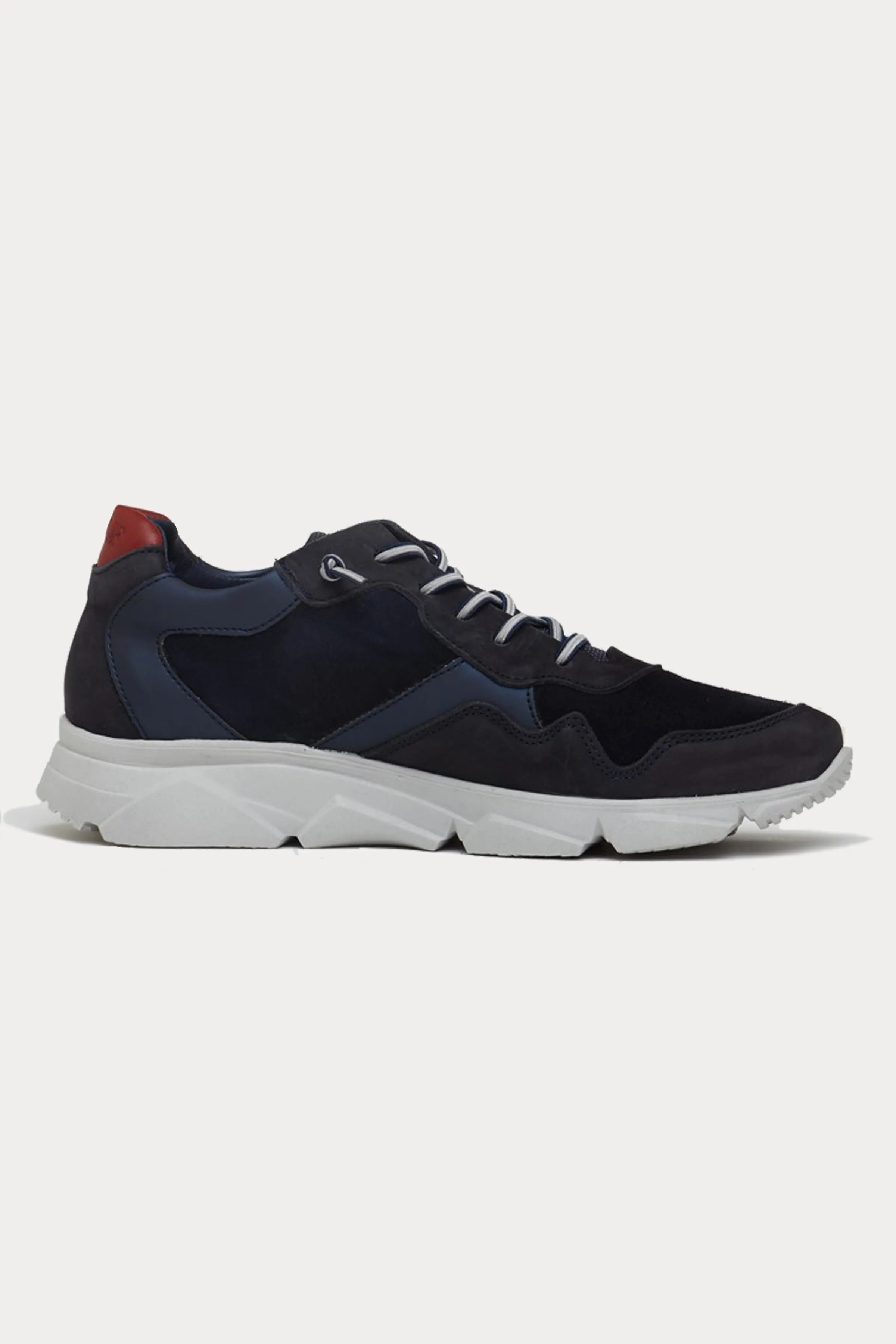 Cambridge Leather Trainers in Navy
