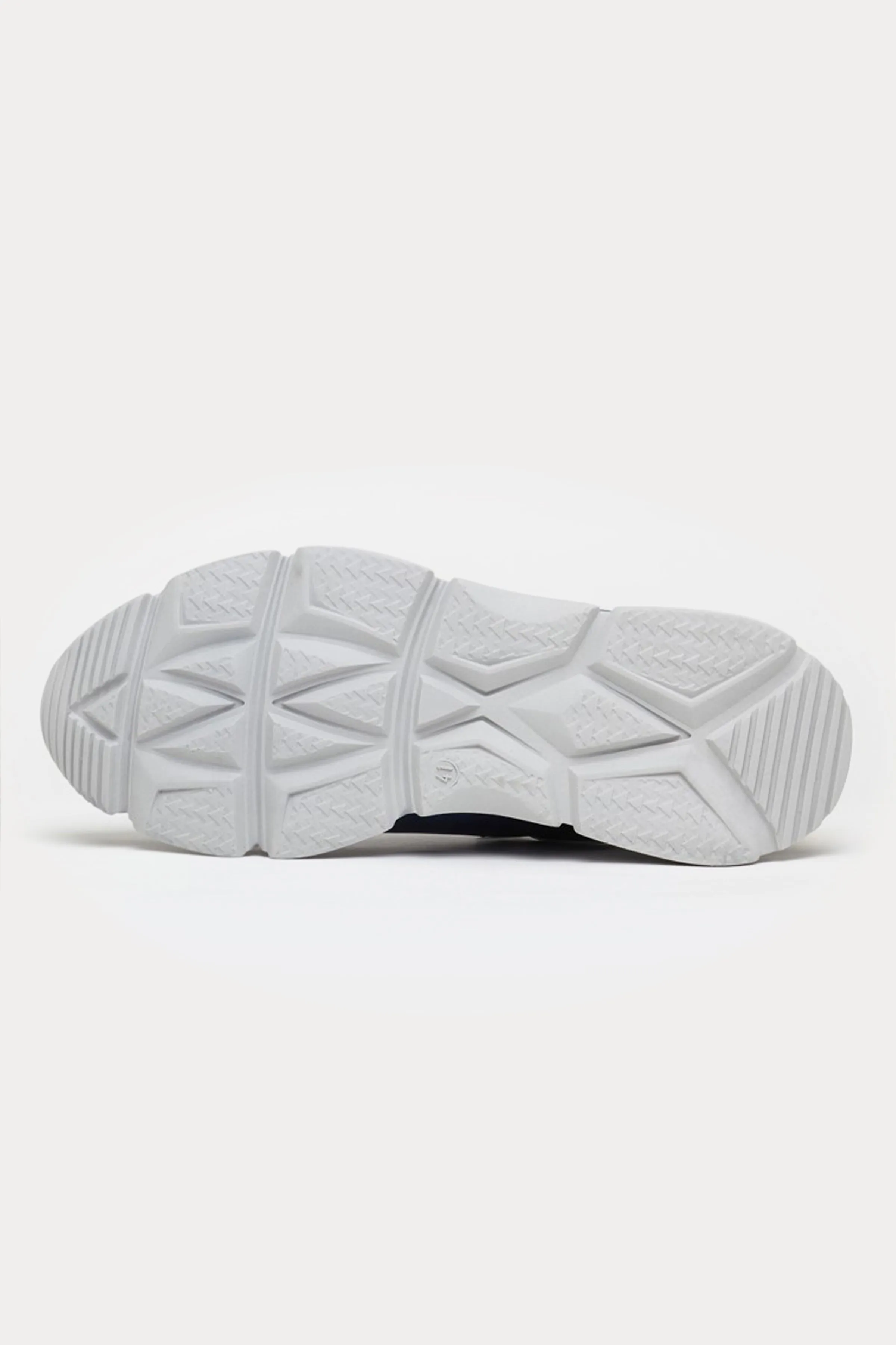 Cambridge Leather Trainers in Navy/Yellow