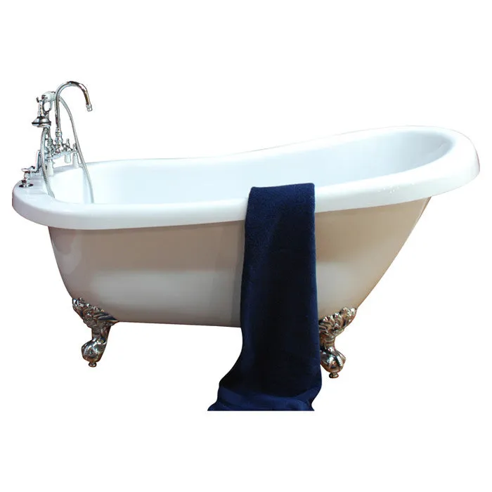 Cambridge Plumbing 68.25" x 31" Claw Foot Slipper Tub